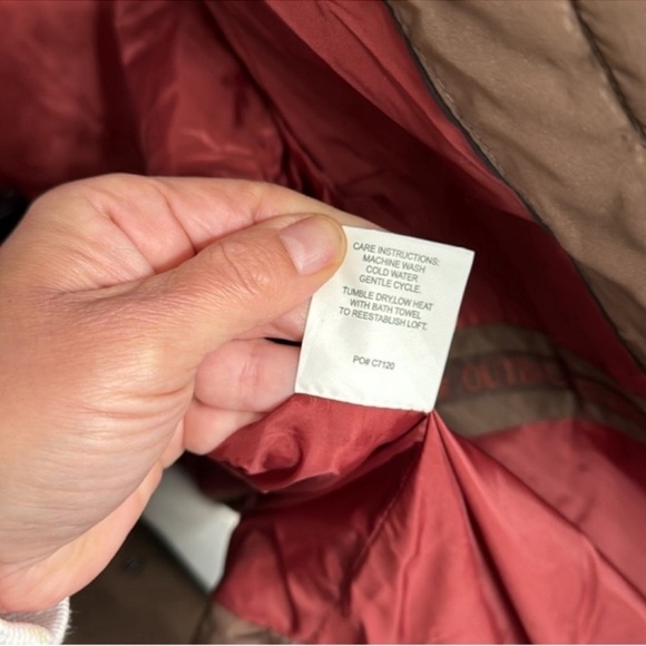 NWT Outback Trading Co. Men’s Down Puffer Jacket Sz XL Brown Full Zip Chores - Picture 9 of 14